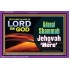 ADONAI SHAMMAH - JEHOVAH IS HERE   Frame Bible Verse   (GWPEACE8654L)   "14x12"
