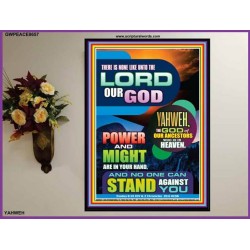YAHWEH THE LORD OUR GOD   Large Poster Scripture Wall Art   (GWPEACE8657)   