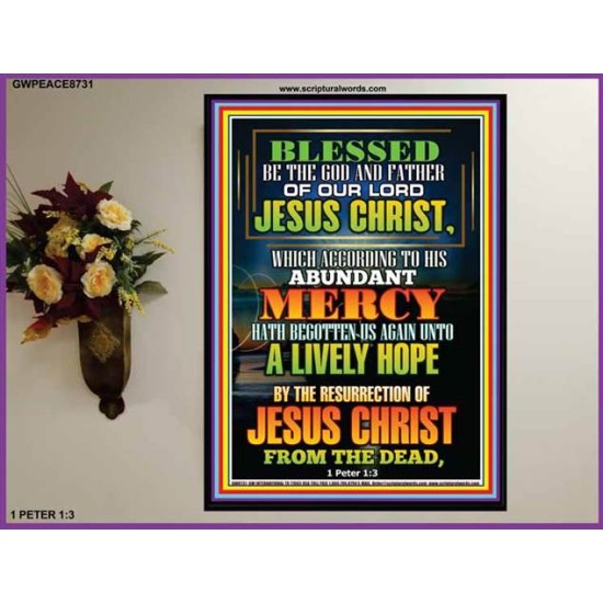 ABUNDANT MERCY   Contemporary Christian Wall Art Poster   (GWPEACE8731)   