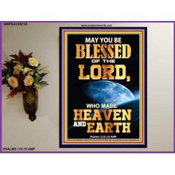 WHO MADE HEAVEN AND EARTH   Scripture Art Prints   (GWPEACE8735)   