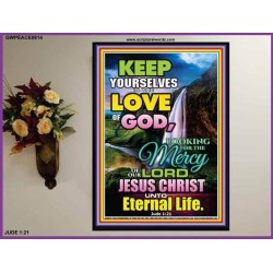 THE MERCY OF OUR LORD JESUS CHRIST   Bible Verse Print Online   (GWPEACE8814)   