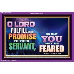 GOD FULFILLS HIS PROMISES   Christian Artwork Acrylic Glass Frame   (GWPEACE8933)   