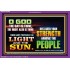 GODS STRENGTH   Bible Scriptures on Love Acrylic Glass Frame   (GWPEACE8935)   "14x12"