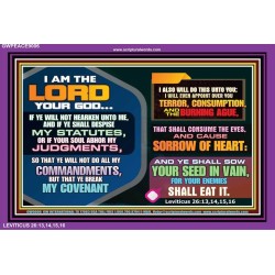 I AM THE LORD YOUR GOD   Sanctuary Paintings Frame   (GWPEACE9006)   