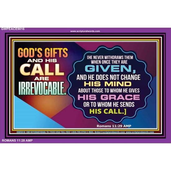 GODS GIFTS   Framed Bible Verse   (GWPEACE9016)   