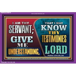 GIVE ME UNDERSTANDING   Bible Verse Picture Frame Gift   (GWPEACE9070)   