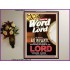 THE WORD OF THE LORD   Printable Bible Verses to Poster   (GWPEACE9112)   "12X14"
