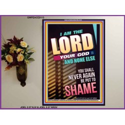 YOU SHALL NOT BE PUT TO SHAME   Printable Bible Verse to Poster   (GWPEACE9113)   