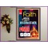 YOUR FAITH   Bible Verses Poster Online   (GWPEACE9126)   "12X14"