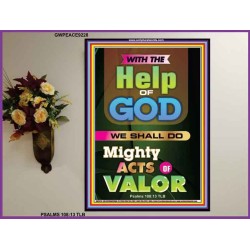 ACTS OF VALOR   Bible Verses Framed for Home   (GWPEACE9228)   