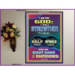 THE RIGHT HAND OF RIGHTEOUSNESS   Bible Verse Art Prints   (GWPEACE9251)   