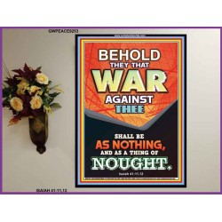 THEY THAT WAR AGAINST YOU   Bible Verse Art Prints   (GWPEACE9253)   