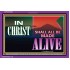 IN CHRIST SHALL ALL BE MADE ALIVE   Bible Verses Frame Online   (GWPEACE9286)   "14x12"