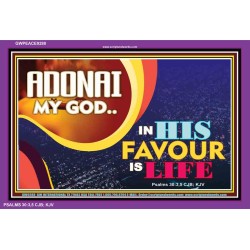 ADONAI MY GOD   Bible Verse Framed for Home Online   (GWPEACE9288)   