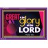 GREAT IS THE GLORY OF GOD   Bible Verse Frame for Home Online   (GWPEACE9290)   "14x12"