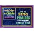 GIVE THANKS UNTO THE LORD   Custom Wall Dcor   (GWPEACE9328)   "14x12"