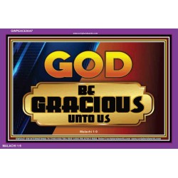 GOD BE GRACIOUS TO US   Custom Framed Bible Verse   (GWPEACE9347)   