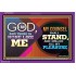 I AM GOD THERE IS NONE LIKE ME   Bible Verse Frame for Home   (GWPEACE9371)   "14x12"