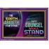 GODLY COUNSEL SHALL STAND   Bible Verses Framed for Home   (GWPEACE9374)   "14x12"