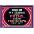 HOLD UP MY GOINGS IN THY PATHS   Printable Bible Verse to Framed   (GWPEACE9377)   "14x12"