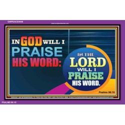 IN THE LORD WILL I PRAISE HIS WORD   Biblical Paintings   (GWPEACE9446)   