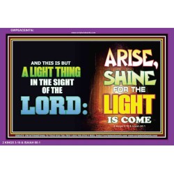 A LIGHT THING   Christian Paintings Frame   (GWPEACE9474c)   