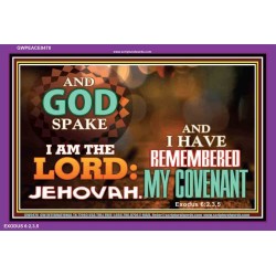 I AM THE LORD JEHOVAH   Scripture Art Frame   (GWPEACE9478)   