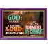 I AM THE LORD JEHOVAH   Scripture Art Frame   (GWPEACE9478)   "14x12"