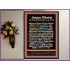 NAMES OF JESUS CHRIST WITH BIBLE VERSES POSTER   (GWPEACEJESUSCHRISTPORTRAIT)   "12x14"