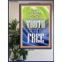 THE TRUTH SHALL MAKE YOU FREE   Scriptural Wall Art   (GWPOSTER049)   "44X62"
