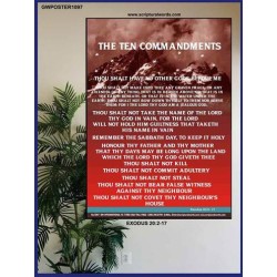 THE TEN COMMANDMENTS  Lobby Wall Decoration Poster    (GWPOSTER1097)   
