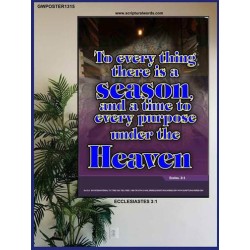 A TIME TO EVERY PURPOSE   Bible Verses Poster   (GWPOSTER1315)   