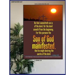 THE PURPOSE OF THE SON OF GOD   Bible Verses to Encourage  frame   (GWPOSTER1327)   