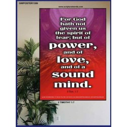A SOUND MIND   Christian Paintings Frame   (GWPOSTER1399)   
