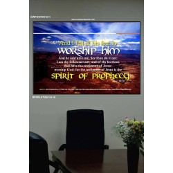 WORSHIP HIM   Custom Framed Bible Verse   (GWPOSTER1511)   