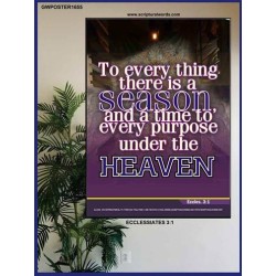 THERE IS A SEASON   Bible Verses  Picture Frame Gift   (GWPOSTER1655)   