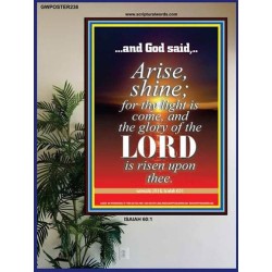ARISE AND SHINE   Frame Biblical Paintings   (GWPOSTER238)   