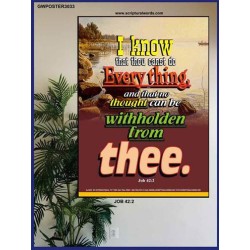 THOU CANST DO EVERYTHING   Christian Quote Framed   (GWPOSTER3033)   