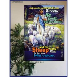 THEY KNOW HIS VOICE   Contemporary Christian Poster   (GWPOSTER3504)   