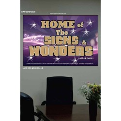 SIGNS AND WONDERS   Framed Bible Verse   (GWPOSTER3536)   