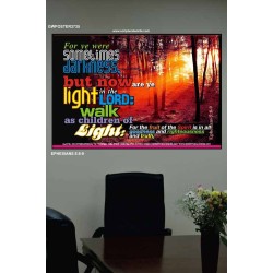 YE ARE LIGHT   Bible Verse Frame for Home   (GWPOSTER3735)   