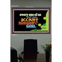 YOU SHALL GIVE ACCOUNT   Frame Scriptural Dcor   (GWPOSTER3798)   