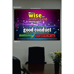 WISDOM   Scriptural Framed Signs   (GWPOSTER3817)   