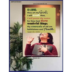 WONDERFUL THINGS   Bible Scriptures on Forgiveness Frame   (GWPOSTER3941)   