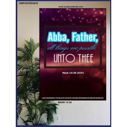 ABBA FATHER   Framed Children Room Wall Decoration   (GWPOSTER4078)   