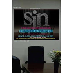 SIN   Framed Bible Verse Online   (GWPOSTER4095)   
