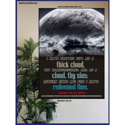 THICK CLOUD   Frame Bible Verse Online   (GWPOSTER4165)   