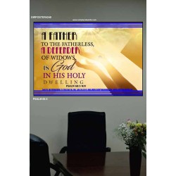 A FATHER TO THE FATHERLESS   Christian Quote Framed   (GWPOSTER4248)   "38x26"