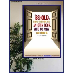 AN OPEN DOOR   Christian Quotes Framed   (GWPOSTER4378)   