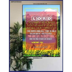 YOU ALONE ARE THE LORD   Scripture Art   (GWPOSTER4422)   